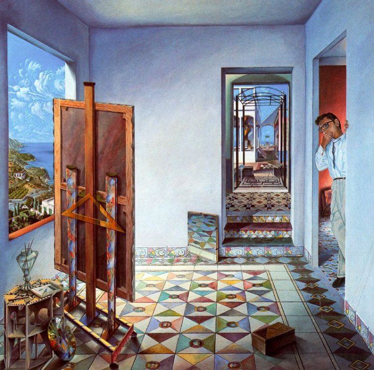 "El taller" 1979 Guillermo Pérez Villalta